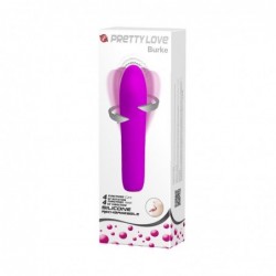 Vibrador Rotador Burke Silicona 10.6 x 3.6 cm