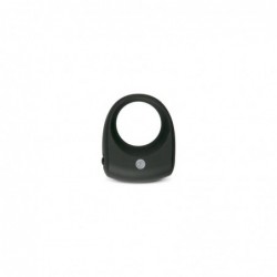 Anillo para Pene con Vibración  Silicona - Negro