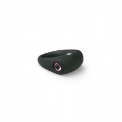 Anillo para Pene con Vibración  Silicona - Negro