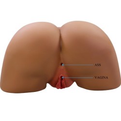 CRAZY BULL - GERIANN TRASERO FEMENINO REALISTA VIBRADOR and SUCCIONADOR CON SONIDO 5.5 KG