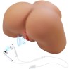 CRAZY BULL - ILANA TRASERO FEMENINO REALISTA VIBRADOR and SUCCIONADOR CON SONIDO 6.8 KG