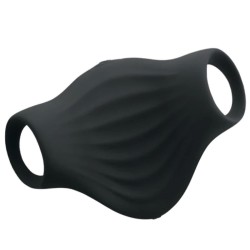 ROCKS- OFF - PALM MASTURBADOR VIBRADOR FLEXIBLE NEGRO