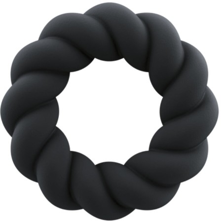 ROCKS- OFF - TWIST ANILLO MASTURBADOR SILICONA NEGRO