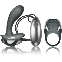 CLIMAXIMUM - EXCITE KIT ANILLO PARA PENE MASAJEADOR PRÓSTATA CON CABLE