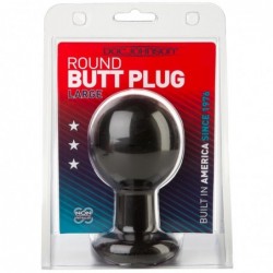 Plug Anal Redondeado L Negro