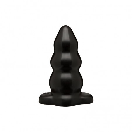 Plug Anal Triple Ondulación Triple Ripple Grande Negro