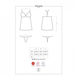 Chiccanta Chemise y Tanga Black
