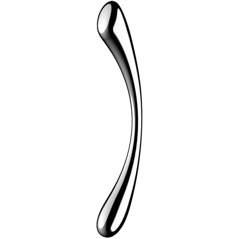 SATISFYER - COSMIC CREST 1 DILDO ACERO INOXIDABLE DOBLE USO