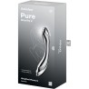 SATISFYER - PURE GRAVITY 2 DILDO ACERO INOXIDABLE DOBLE USO