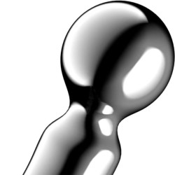 SATISFYER - STAR FORCE 2 DILDO ACERO INOXIDABLE DOBLE USO