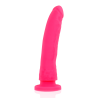 DELTA CLUB - DILDO REALISTA ROSA SILICONA MEDICA 20 CM -O- 4 CM