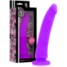 DELTA CLUB - DILDO REALISTA LILA SILICONA MEDICA 20 CM -O- 4 CM