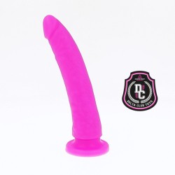 DELTA CLUB - DILDO REALISTA LILA SILICONA MEDICA 20 CM -O- 4 CM
