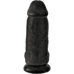 KING COCK - PENE REALÍSTICO CHUBBY 23 CM NEGRO