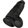 KING COCK - PENE REALÍSTICO CHUBBY 23 CM NEGRO