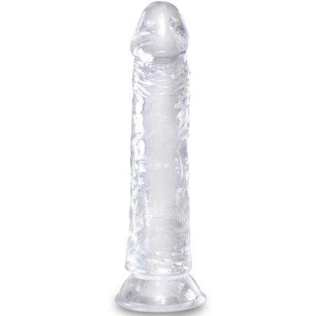 KING COCK - CLEAR PENE REALÍSTICO 19.7 CM TRANSPARENTE