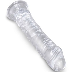 KING COCK - CLEAR PENE REALÍSTICO 19.7 CM TRANSPARENTE