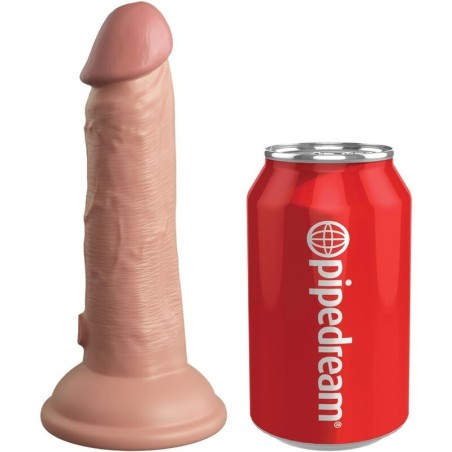 KING COCK - ÉLITE DILDO REALÍSTICO SILICONA 15.2 CM