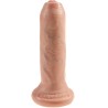 KING COCK - DILDO REALÍSTICO UNCUT NATURAL 15 CM