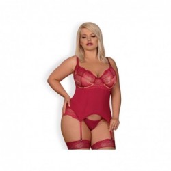 Rosalyne Corset y Tanga Rojo