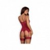 Rosalyne Corset y Tanga Rojo
