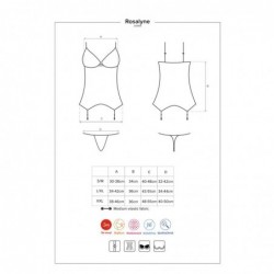 Rosalyne Corset y Tanga Rojo