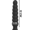 BLACKandSILVER - BOB POTENTE VIBRADOR DILATADOR ANAL SILICONA