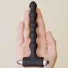 ROCKS- OFF - PETITE SENSATIONS PEARLS PLUG ANAL VIBRADOR NEGRO
