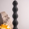 ROCKS- OFF - PETITE SENSATIONS PEARLS PLUG ANAL VIBRADOR NEGRO