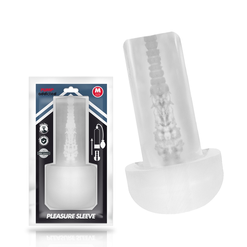PUMP ADDICTED - PLEASURE SLEEVE MASTUBADOR TALLA M
