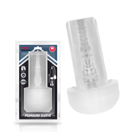 PUMP ADDICTED - PLEASURE SLEEVE MASTUBADOR TALLA M