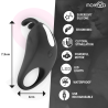 MORESSA - BRAD PREMIUM SILICONE RECARGABLE NEGRO