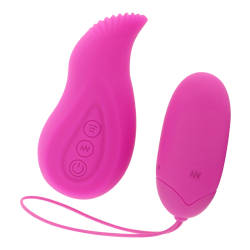 MORESSA - EDGAR SET DUO HUEVO REMOTO Y MANDO CON VIBRACIÓN INCORPORADA PREMIUM SILICONE CONTROL REMOTO