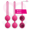 MORESSA - OSIAN THREE ENTRENAMIENTO SUELO PELVICO 85 gr PREMIUM SILICONA ROSA