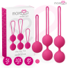 MORESSA - OSIAN SET PREMIUM SILICONA ROSA (Osian One - 51 g Osian Two - 101 g Osian Three 85 g)