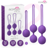 MORESSA - OSIAN SET Osian One 51 Gr - Osian Two 101 Gr - Osian Three 85 gr PREMIUM SILICONA LILA