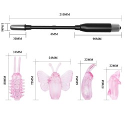 BAILE - WIZARD MAGIC WAND ESTIMULADOR CON VIBRACIÓN