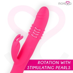 MORESSA - SOMER ROTADOR PERLADO Y POTENTE VIBRACIÓN SILICONA PREMIUM