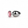 Plug Anal con Cristal Rosa No. 6