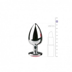 Plug Anal con Cristal Rosa No. 6