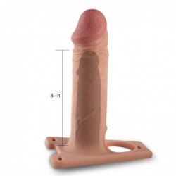 Tremendous Arnés Ajustable con Dildo de Silicona Líquida 8,5