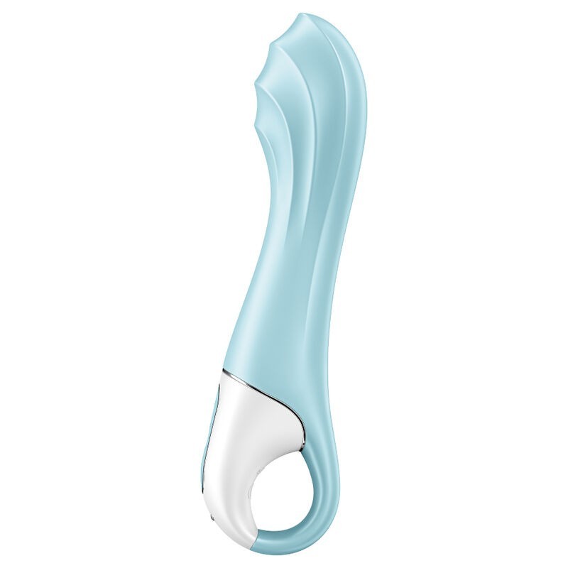 SATISFYER - AIR PUMP VIBRATOR 5 VIBRADOR PUNTO G INFLABLE APP AZUL