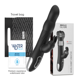 BRILLY GLAM - MOEBIUS RABBIT VIBRATOR and ROTATOR MANDO CONTROL REMOTO WATCHME