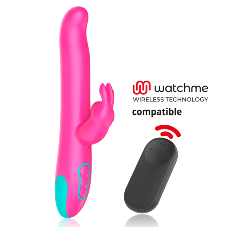 HAPPY LOKY - PLUTO RABBIT VIBRATOR and ROTATOR MANDO CONTROL REMOTO WATCHME