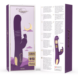 TREASURE - BASTIAN RABBIT UP and DOWN ROTADOR and VIBRADOR MANDO CONTROL REMOTO WATCHME