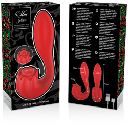 MIA - SELENA ESTIMULADOR VIBRATING TAPPING ROJO