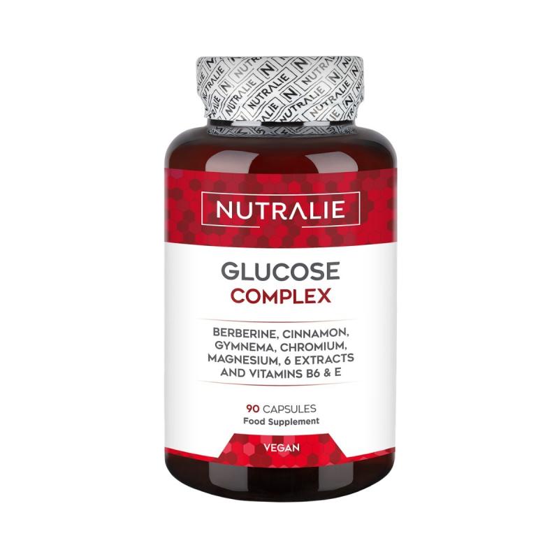 Glucosa complex con berberina, cromo y canela 90 caps Nutralie