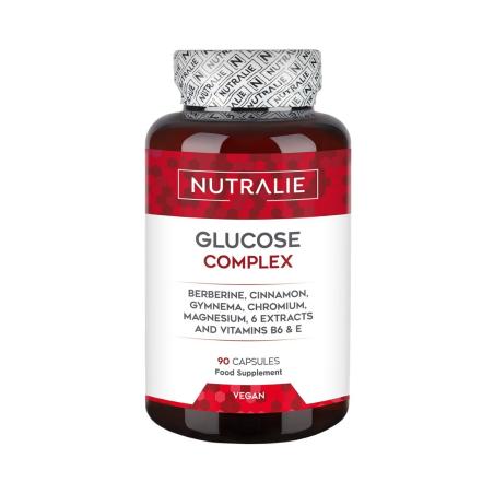 Glucosa complex con berberina, cromo y canela 90 caps Nutralie