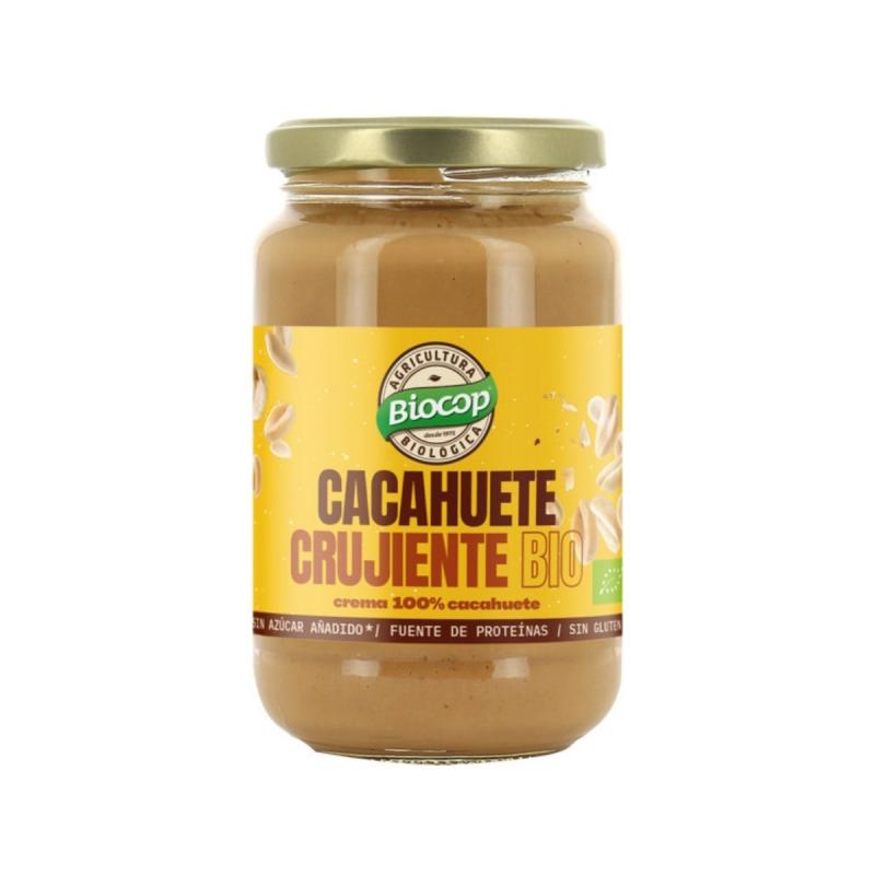Crema de cacahuete crujiente Bio 350g Biocop
