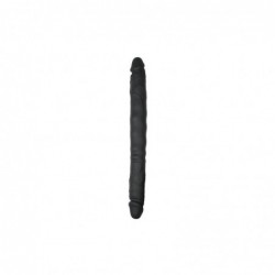 Dildo Doble Flexible Negro 40 cm